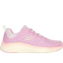 Skechers Vapor Foam Low Top Flat Heel Runners in Pink