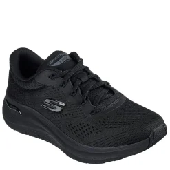 Skechers Womens Arch Fit 2.0 Low Top Trainers in Black