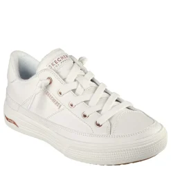 Skechers Womens Arch Fit Arcade On My Way Low Top Trainers in White