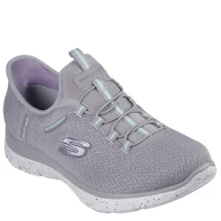 Skechers Womens Summits Slip On Runners in Grey