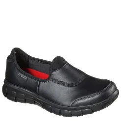 Skechers Work Suretrack Ladies Shoes in Black