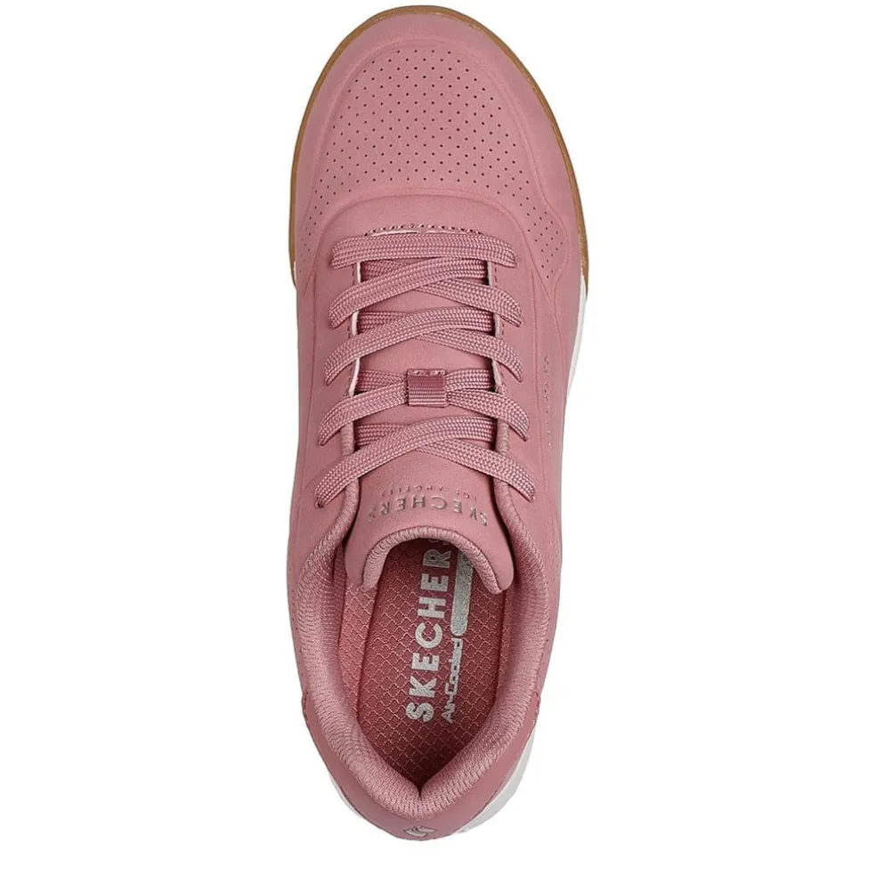 Skechers Zinger Flat Heel Trainers in Pink