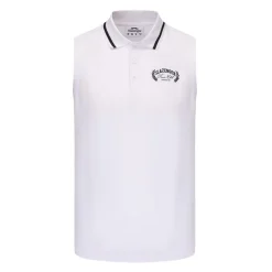 Slazenger Plain Short Sleeve Polo Shirt in White