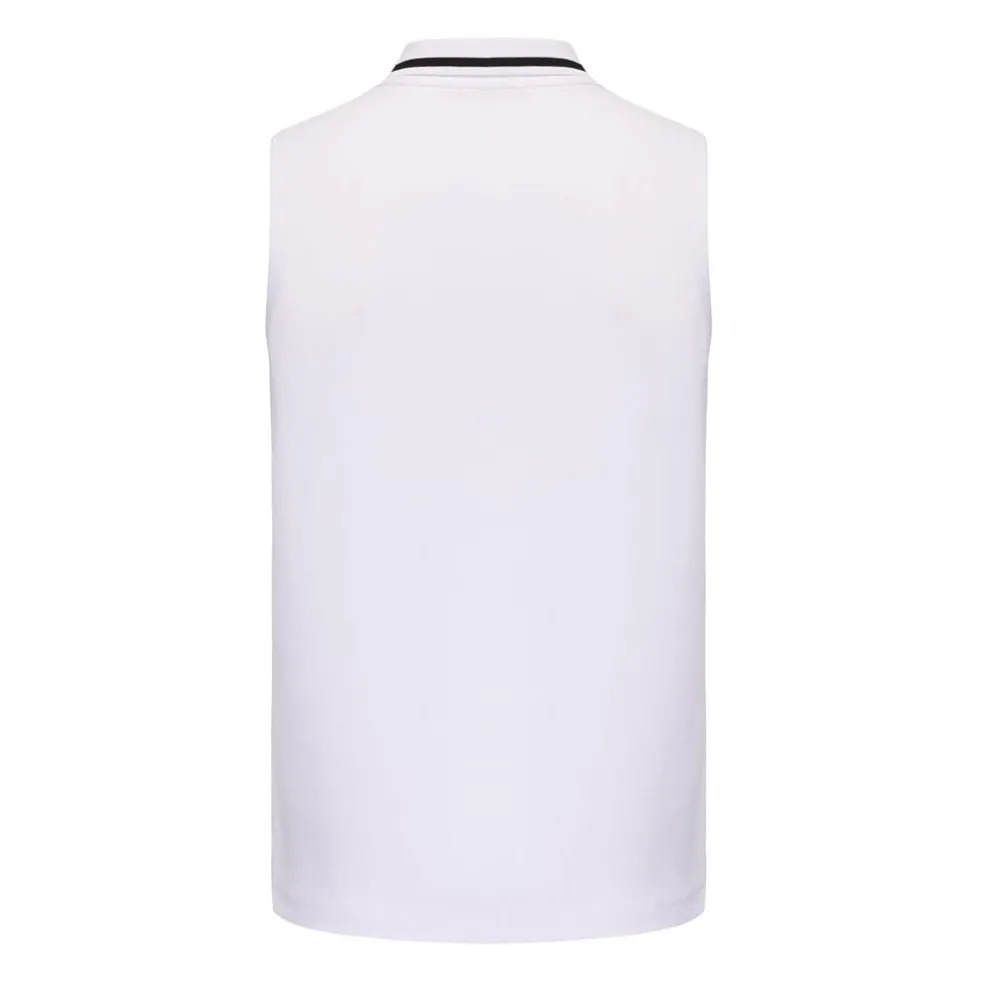 Slazenger Plain Short Sleeve Polo Shirt in White