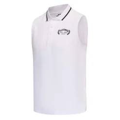 Slazenger Plain Short Sleeve Polo Shirt in White