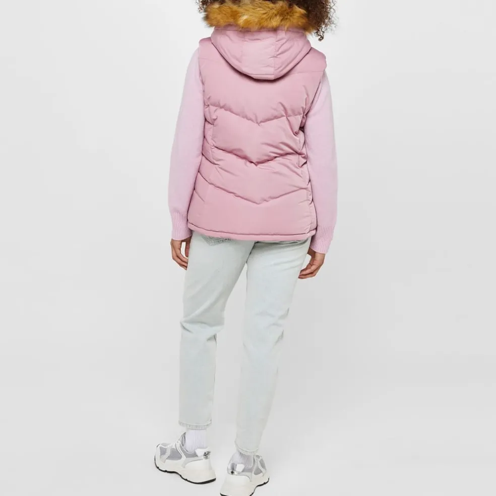 SoulCal 2 Zip Gilet Ladies in Pink