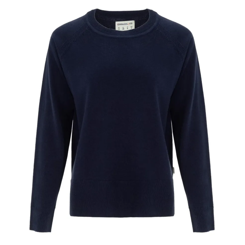 SoulCal Cal Women Lightweight Jumper in Blue