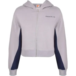 SoulCal Crop Zipullover Hoody in Grey