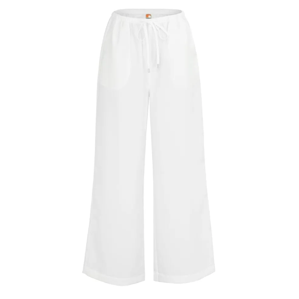 SoulCal Linen Trousers in Black