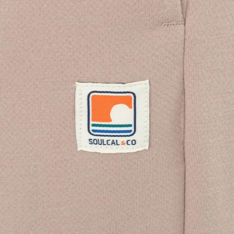 SoulCal Womens Fleece Jogger in Beige