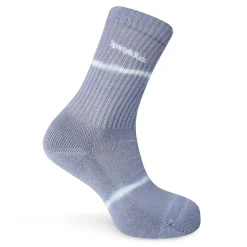Sporty and Rich Sporty Tie-Dye Crew Socks in Purple