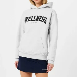 Sporty and Rich Wellness Hoodie in Grey