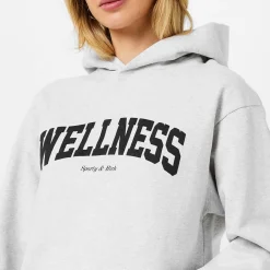 Sporty and Rich Wellness Hoodie in Grey