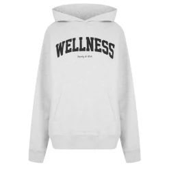 Sporty and Rich Wellness Hoodie in Grey
