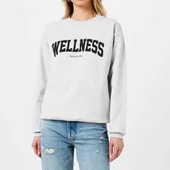 Sporty and Rich Wellness Sweatshirt in Grey