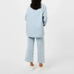 Stella McCartney Womens Logo Jeans in Blue