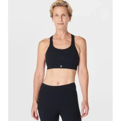 Sweaty Betty Scoop Neck Icon Bra in Black