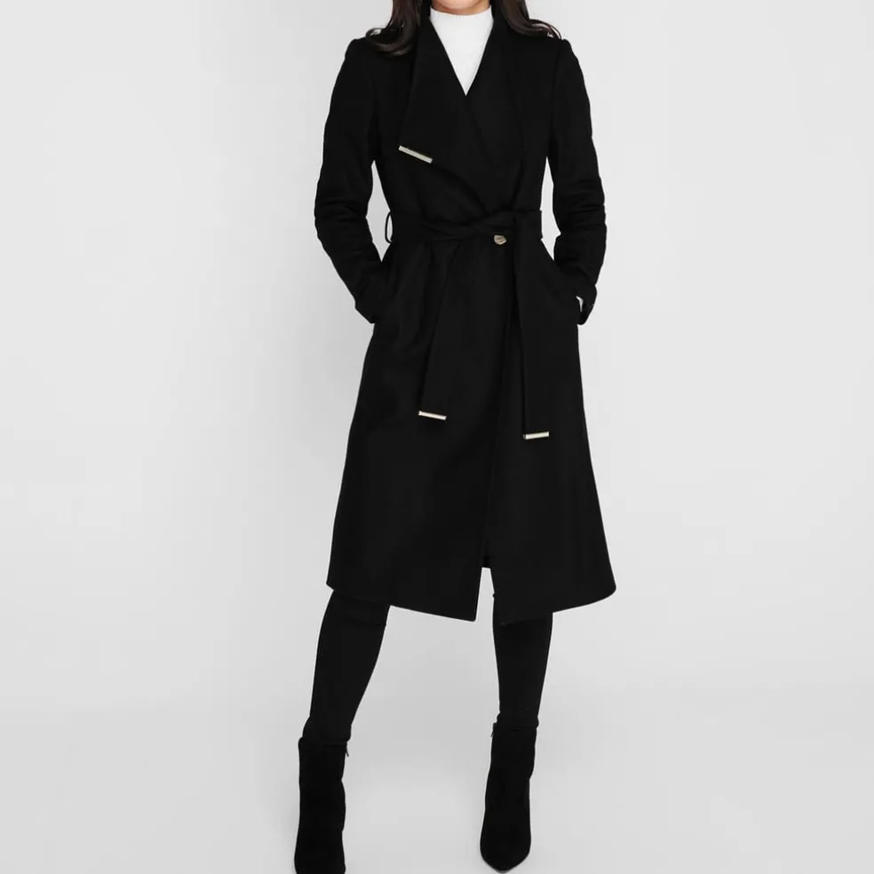 Ted Baker Baker Rose Wool Jacket in Black