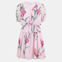 Ted Baker Woven Dress in Pink