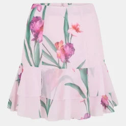 Ted Baker Woven Skirt in Pink