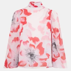 Ted Baker Woven Top in Cream
