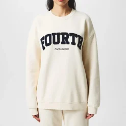 4th and Reckless Jen Longline Sweatshirt in White