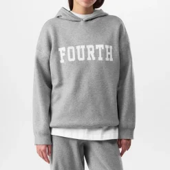 4th and Reckless Knitted Hoodie in Grey