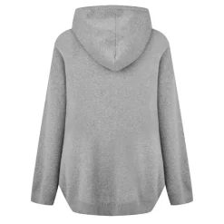 4th and Reckless Knitted Hoodie in Grey