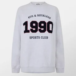 4th and Reckless Lila Sweatshirt in Grey