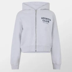 4th and Reckless Sara Zip Hoodie in Grey
