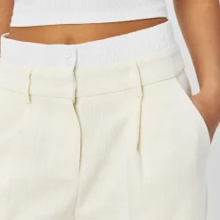 4th and Reckless 4th And Georgia Trousers in Cream