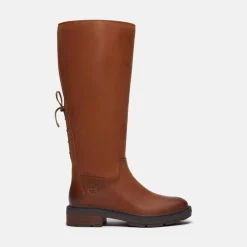 Timberland Brimfield Tall Zip Up Boots in Brown