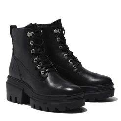 Timberland Everleigh Mid Lace-Up Boots in Black