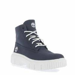 Timberland Greyfield Mid Lace-Up Boots in Dark Blue