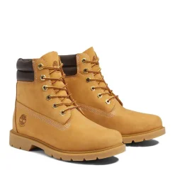 Timberland Linden Woods 6 Inch Lace-Up Waterproof Boots in Wheat