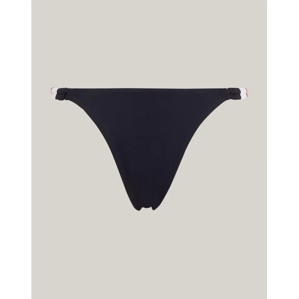 Tommy Hilfiger Chk String Bik in Blue