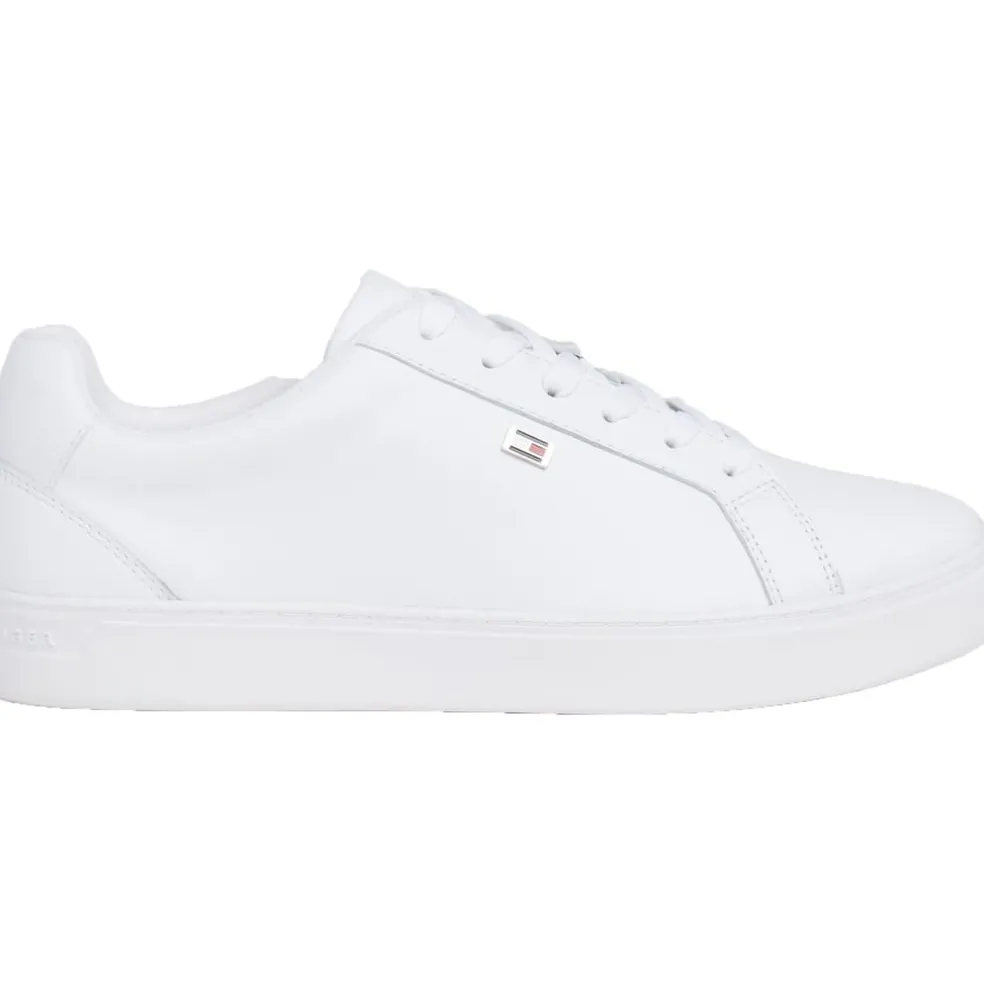 Tommy Hilfiger Flag Crt Sneaker in White