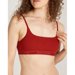 Tommy Hilfiger Hilfiger Unlined Bralette in Red
