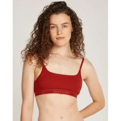 Tommy Hilfiger Hilfiger Unlined Bralette in Red