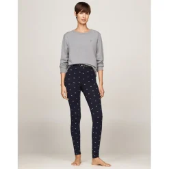 Tommy Hilfiger Pj Set With Eyemask in Blue