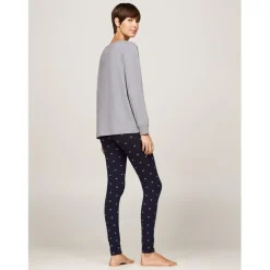 Tommy Hilfiger Pj Set With Eyemask in Blue