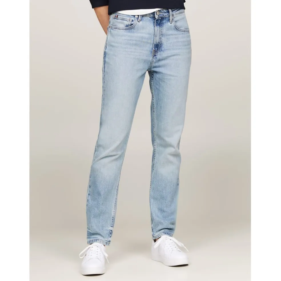 Tommy Hilfiger Slim Fit Cigarette Jeans in Grey