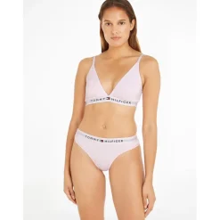 Tommy Hilfiger Triangle Bra in Pink