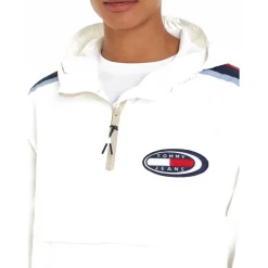 Tommy Jeans Archive Relaxed Fit Hooded Sweatshirt in White
