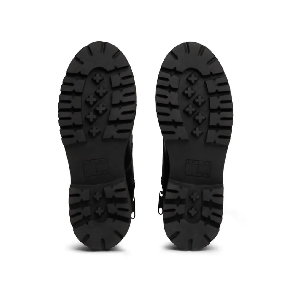 Tommy Jeans Height Boots in Black