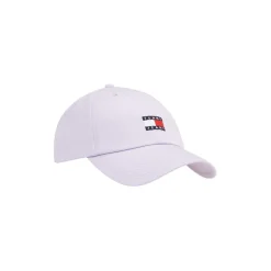 Tommy Jeans Logo Baseball Cap in Purple