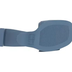 Tommy Jeans Origin Open Toe Heeled Mules in Blue