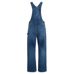 Tommy Jeans Relaxed Fit Dungaree Jumpsuit in Blue