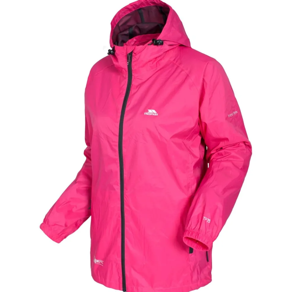 Trespass Qikpac Jacket in Pink