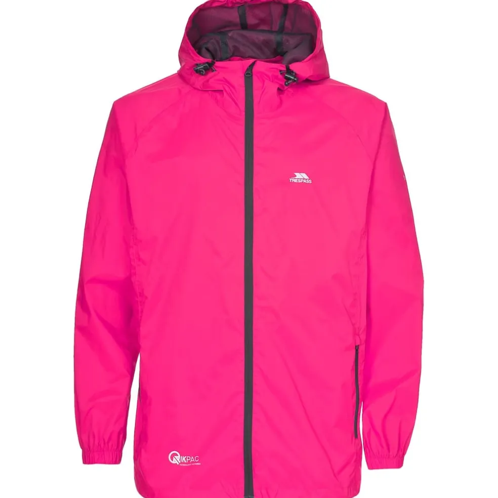 Trespass Qikpac Jacket in Pink